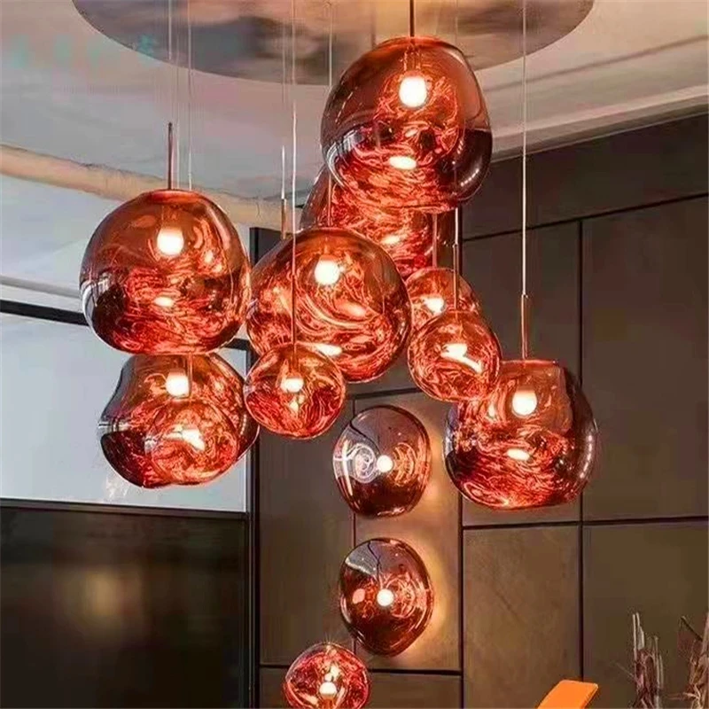 Nordic Led Lava Lamp Pendant Lights 