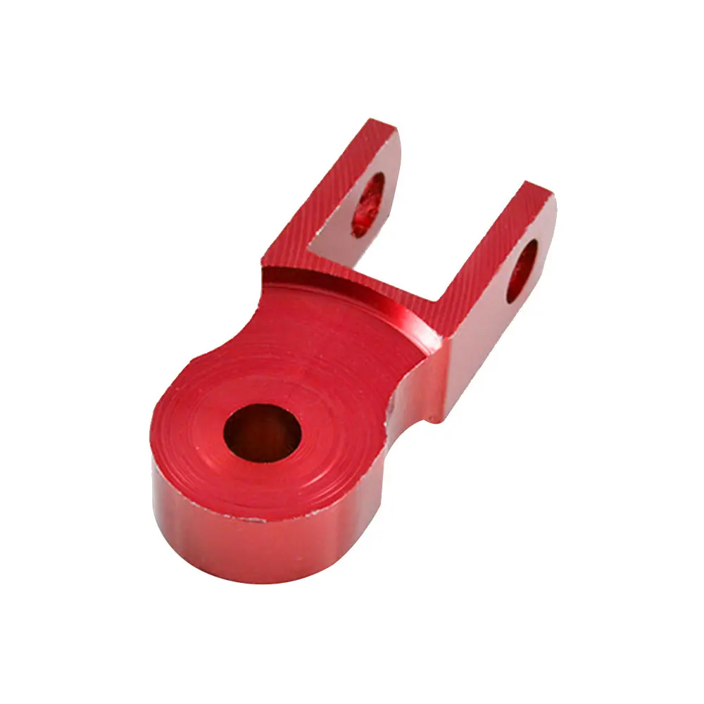 Алюминиевая подвеска сплава амортизатор многоцветная высота расширение Проставка прочный Dashpot демпфер Проставка Руля Мотоцикла - Цвет: Red