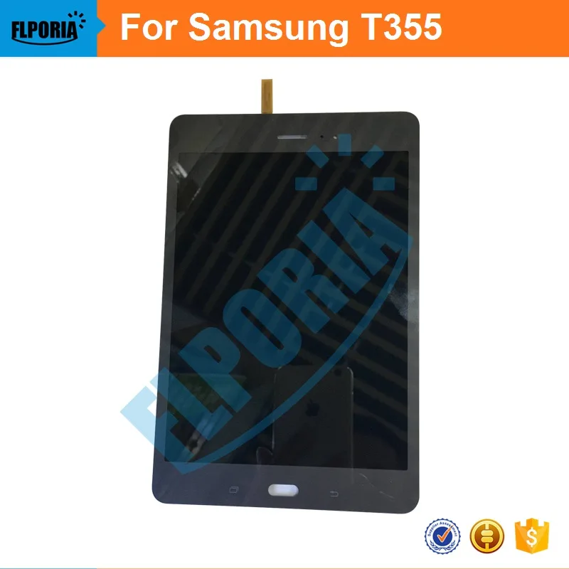 Для Sumsung GALAXY Tab A 8,0 T355 ЖК-дисплей Панель с кодирующий преобразователь сенсорного экрана в сборе оригинальные запасные части для планшета lcd