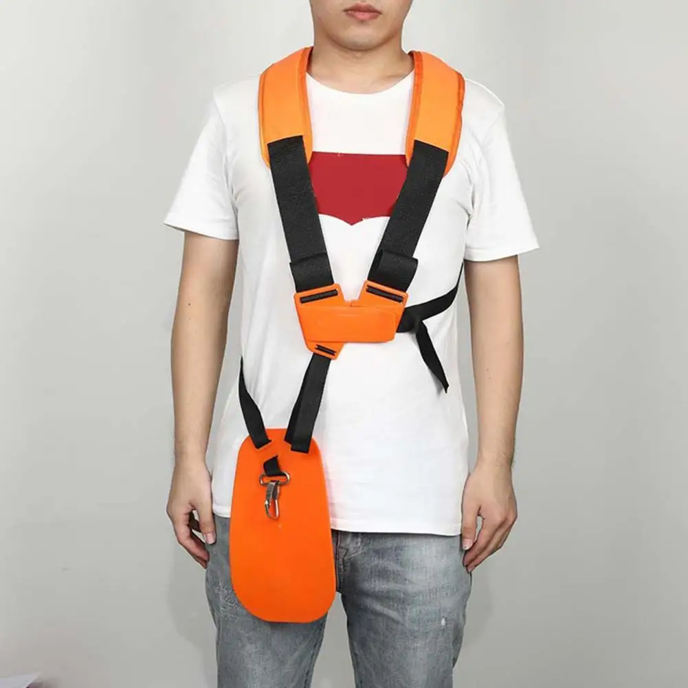 Adjustable Trimmer Shoulder Strap Trimmer Parts Double Shoulder Harness Strap for Brush Cutter Lawn Mower Chainsaw