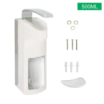 

Manual Soap Dispenser Hospital Hotel Hand Sanitizer Bottle 500ml/1000ml Elbow Pressure Soap Dispenser