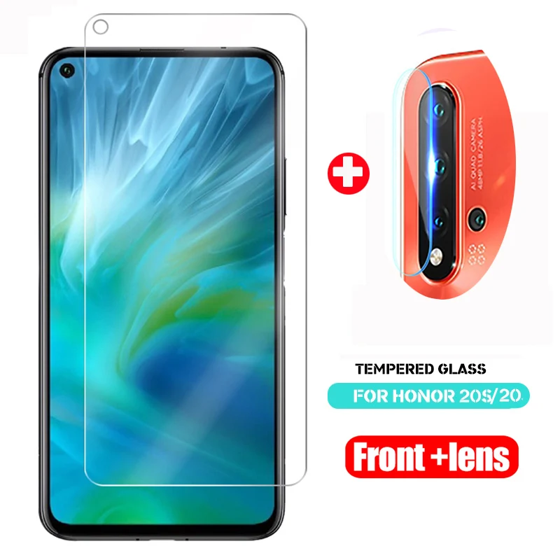 Закаленное стекло 2 в 1 для Huawei Honor 20 pro s защитная пленка экрана huawei nova 5t 20pro