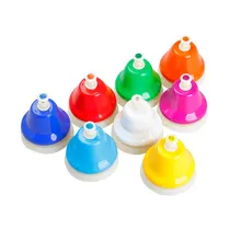 Musical-Instrument-Set for Children Baby Early-Education 8-Notes Hand-Bell Colorful