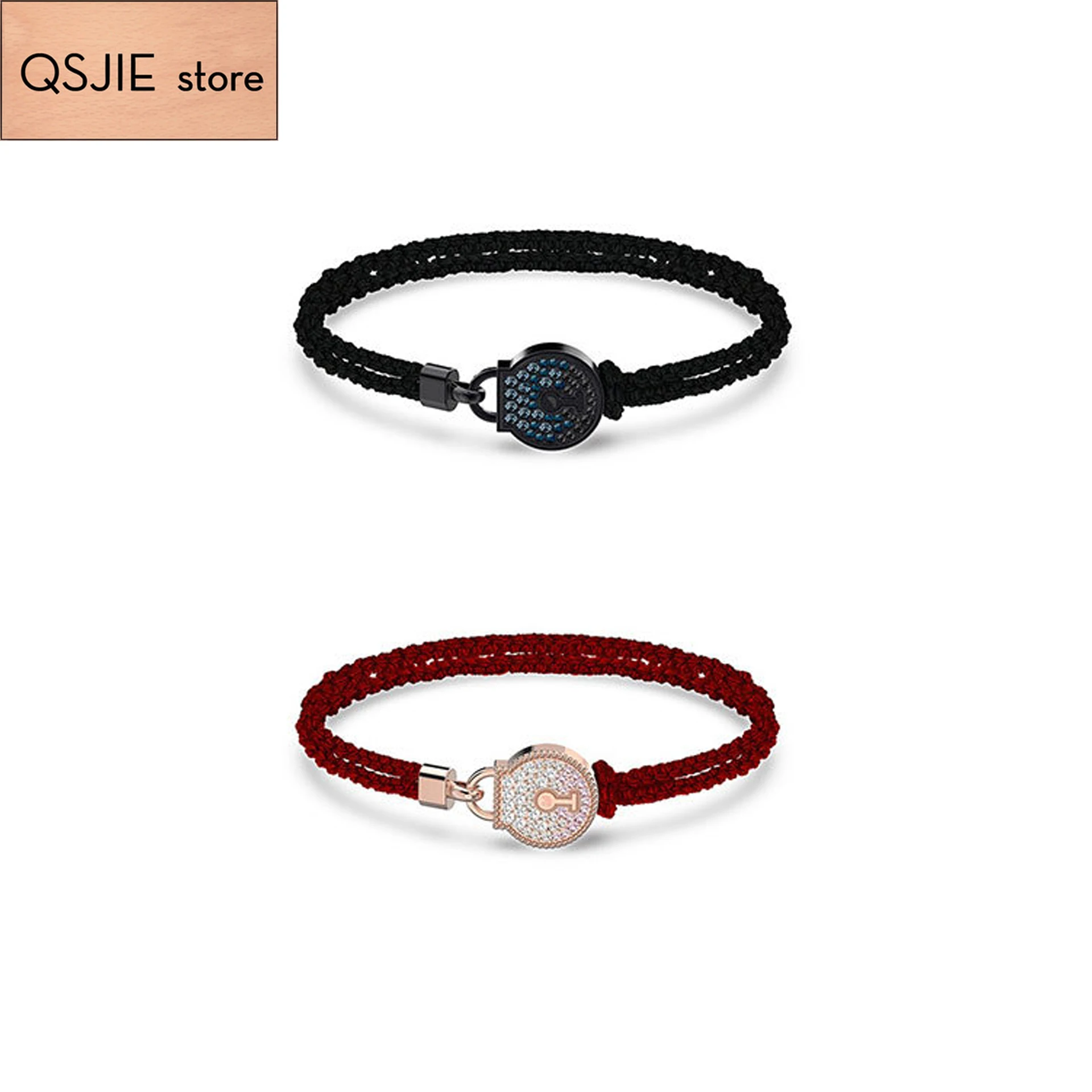 

QSJIE High quality SWA new style. Simple lock good mood every day, woven rope bracelet Glamorous fashion jewelry