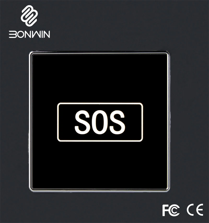 

Touch Light Switch 2Metal Shell and Imported Tempered -Glass Hotel Touch Screen Light Wall Switch Board