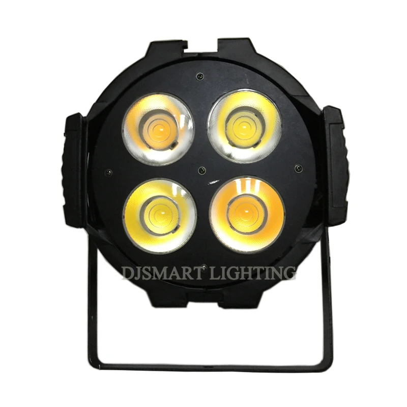 4 шт. 50 Вт COB Led Par теплый белый+ холодный белый 2в1 высокая яркость 200 Вт COB Par64 Светодиодный точечный светильник dj светильник