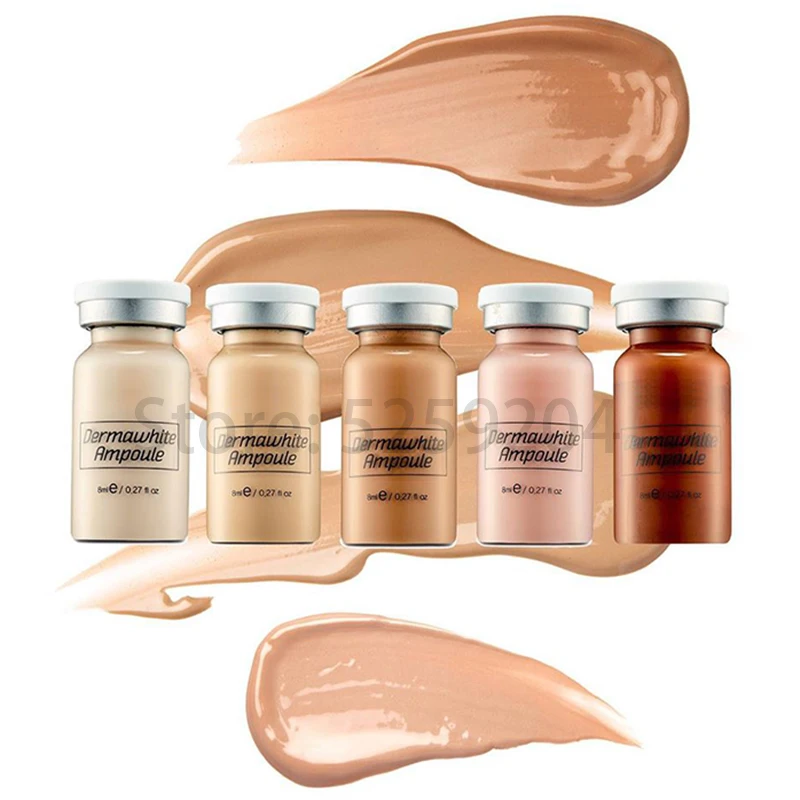 

BB Cream Glow Serum Korean Cosmetics 8ml AC Stem Cell Gold Ampoule Dermawhite Liquid Foundation Meso Whitening Serum mesotherapy