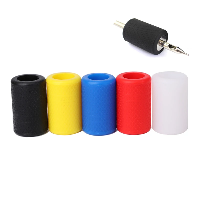 

1Pcs Silicon Tattoo Grip Holder Cover for Tattoo Machine Supplies Protect Knuckle Accessories for Tattoo Random Color