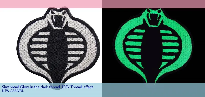 Швейная нить Simthread светящаяся в темноте 6 катушек|threads glow|embroidery threadembroidery thread brands |