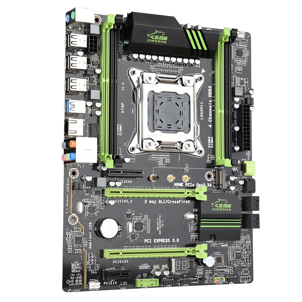 Комплект материнской платы X79 с LGA2011 combos Xeon E5 2690 ЦПУ 4 шт. x 8 ГБ = 32 памяти DDR3 ОЗУ
