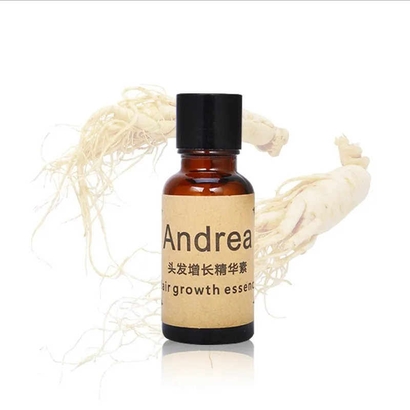 Extrato de Gengibre Crescimento do Cabelo Perda de Cabelo Cuidados com o Cabelo Andrea Cabelo Denso Rápido Sunburst Essência Restauração Líquido Soro Óleo 1 Pçs 20ml 22 Prod. perda cab. masc.
