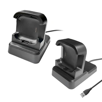 

Desktop Dock Station Charger Adapter Base Holder USB Charging Cable Cord Stand for Fitbit- Versa 1/ 2 Smart Watch