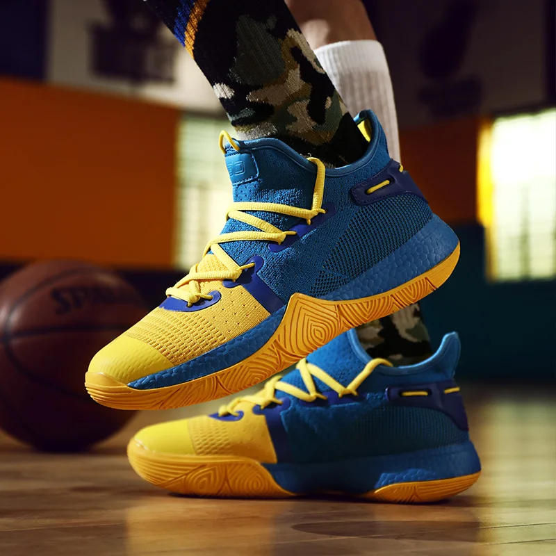 Мужская дышащая Баскетбольная обувь, мужские противоударные высокие кроссовки, амортизирующая спортивная обувь, уличные тренировочные ботильоны Jordan|Обувь для баскетбола|   | АлиЭкспресс