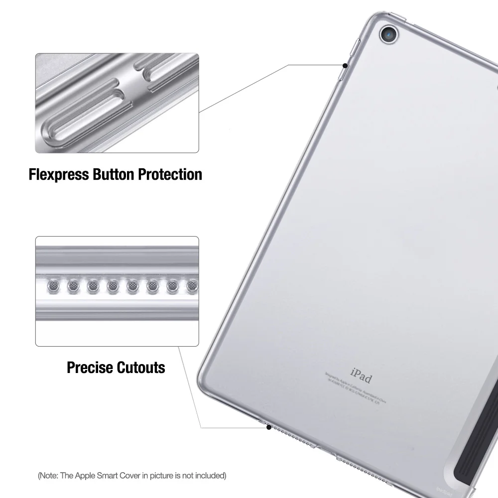 Чехол ESR для iPad 2018 9 7 дюйма Жесткий идеально сочетается со смарт клавиатурой