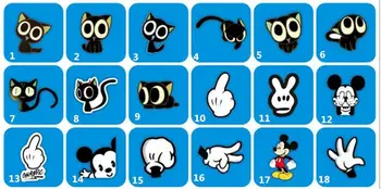 

wholesale! Kawaii Cute Black cat, mouse, Brooch Badge Acrylic Summer Style Unique Cartoon Animal Brooch