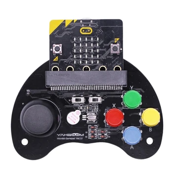 

For Micro:Bit Robot Control Handle Game Joystick Stem Education Graphic Programmable Handle Game Machine Toy(Without Micro:Bit)