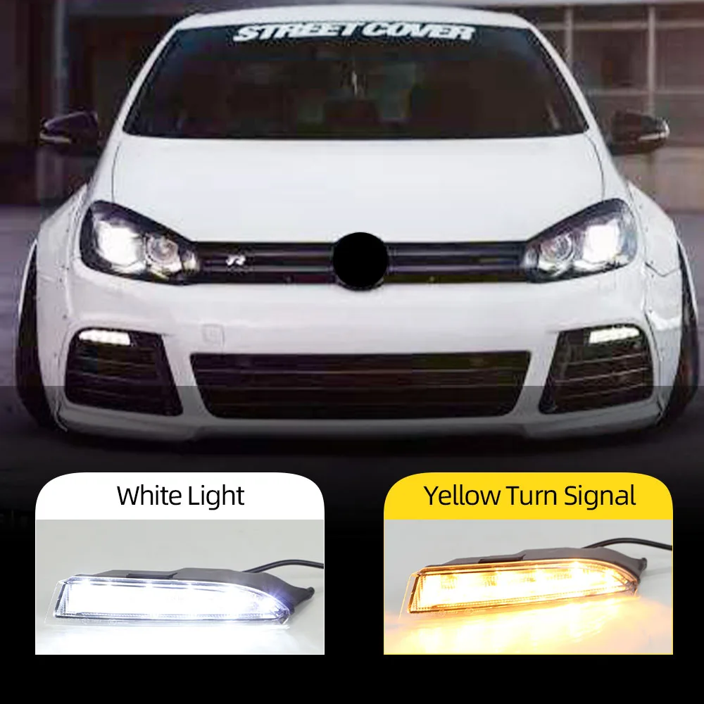 1 комплект для VW Golf 6 MK6 R20 2009 2010 2011 2012 2013 автомобильный Стайлинг светодиодный ные