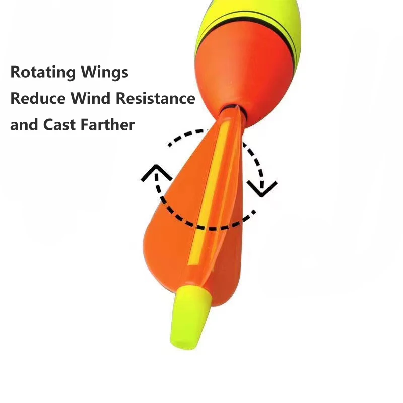 Description Picture 3 of item1pc Floating 20g-200g Buoyancy Foam Fishing Float Rotating Wing Elastic Boya Luminous Stick Fishing Float Rock Fishing Bobber