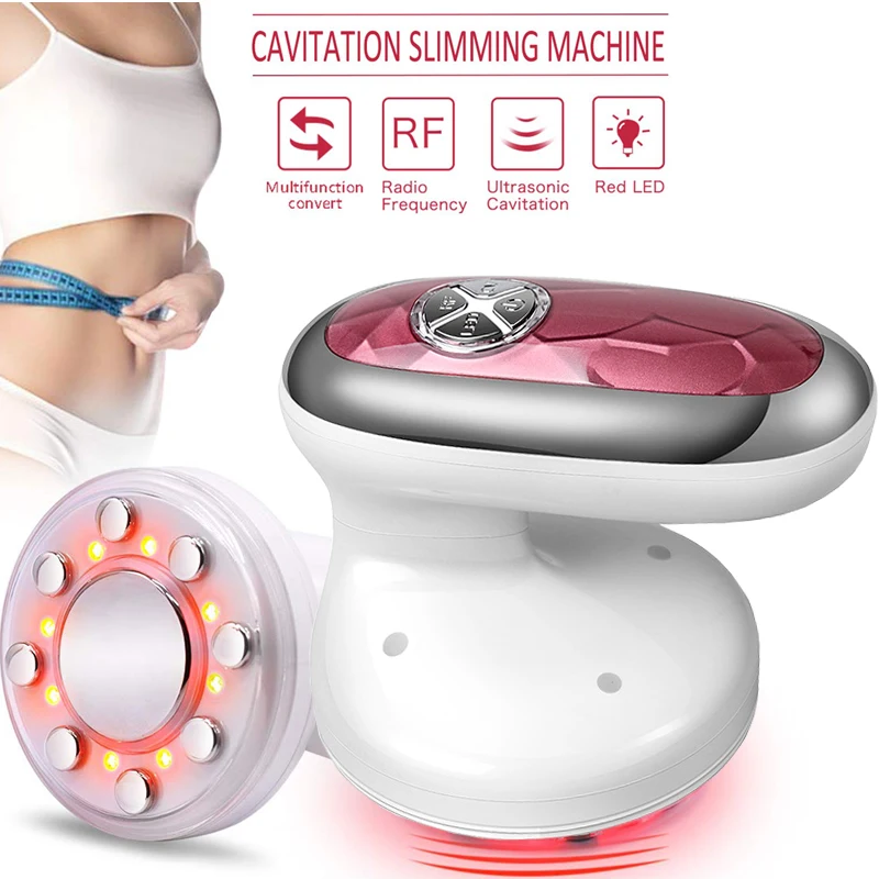 

Ultrasonic Body Slimming Massager EMS Fat Burner Lose Weight Beauty Device LED RF Waist Legs Abdomen Skin Tightening Machine