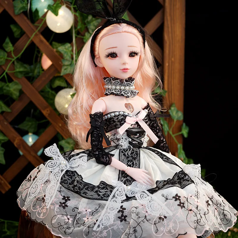 60 см 18 подвижные суставы SD Bjd куклы игрушки Reborn Baby Doll Реалистичного и аппликацией