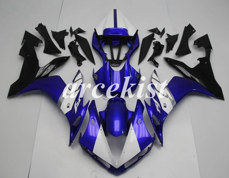 Литьевая Форма ABS мотоцикл обтекатель комплект подходит для YAMAHA YZF-R1 2004 2005 2006 r1 04 05 06 тело набор синий