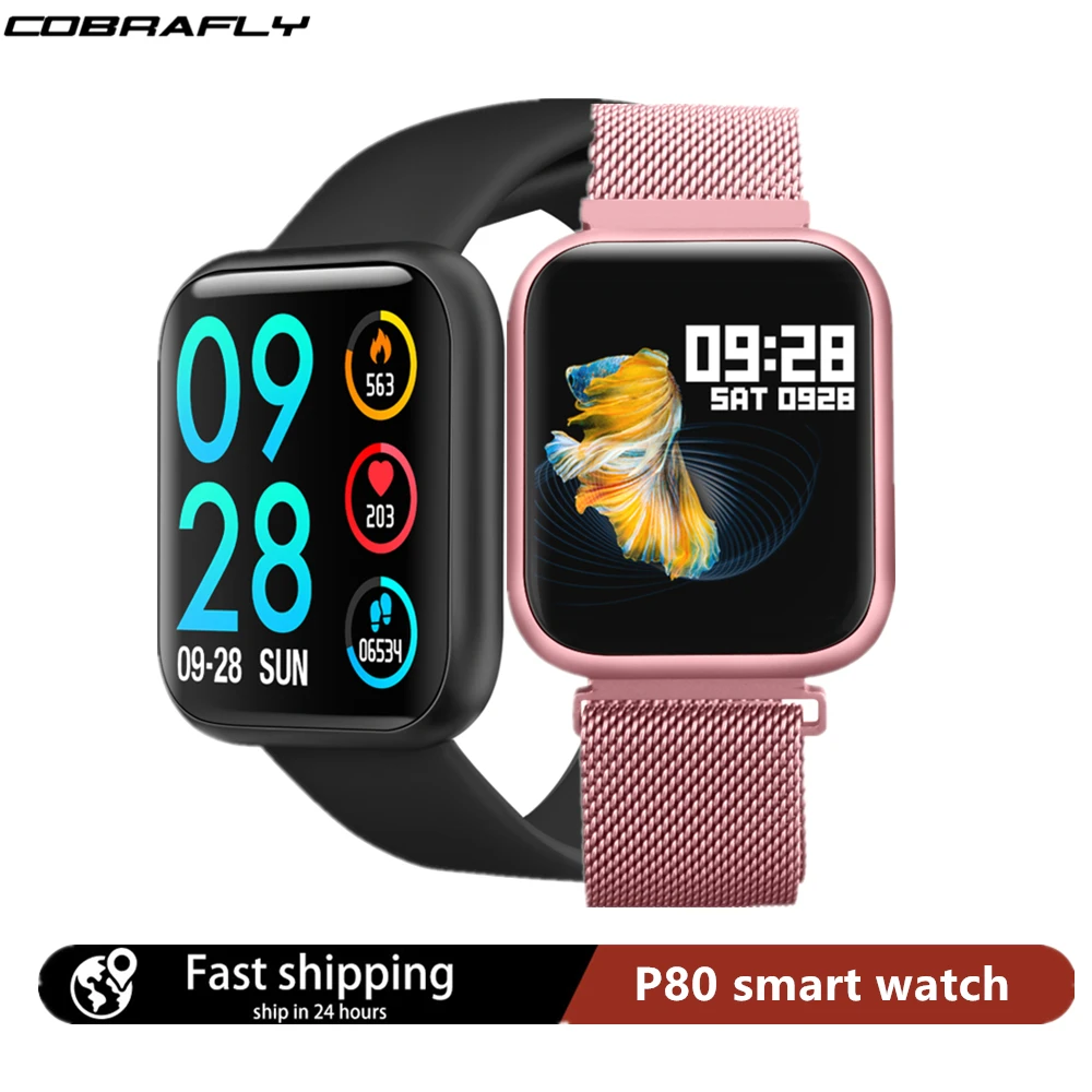 Funções smartwatch p80 Clearance