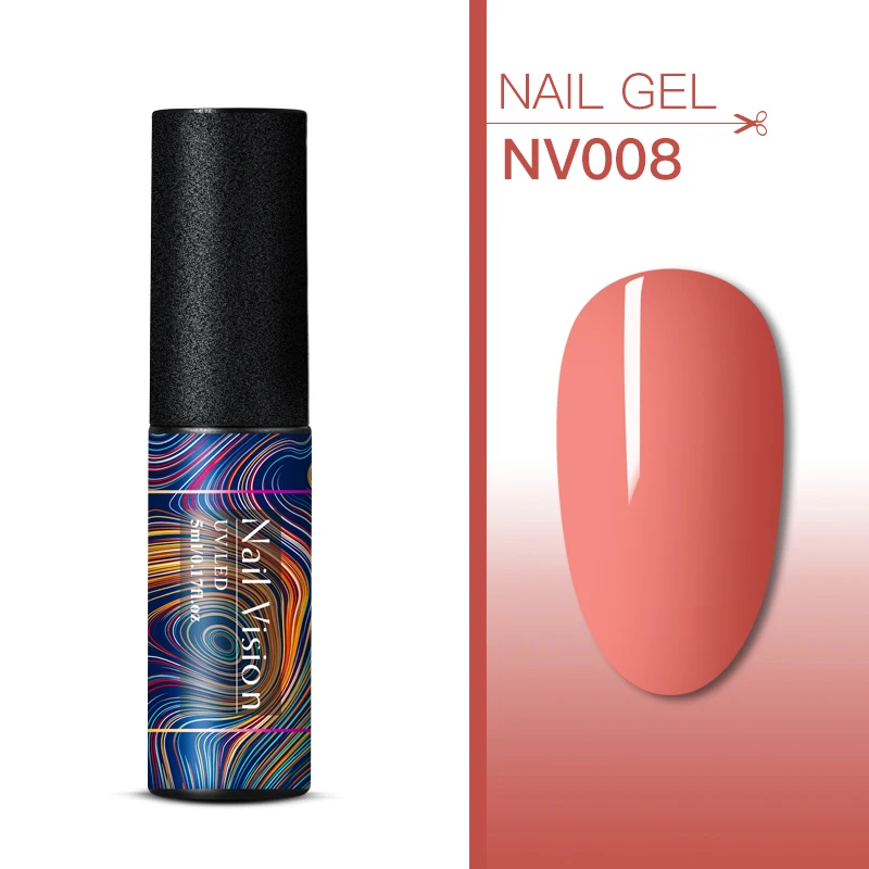 Nail Vision набор однотонных гелей для ногтей 176 цветов УФ-Гель-лак 5 мл полуперманентный лак для маникюра - Цвет: HHS06603
