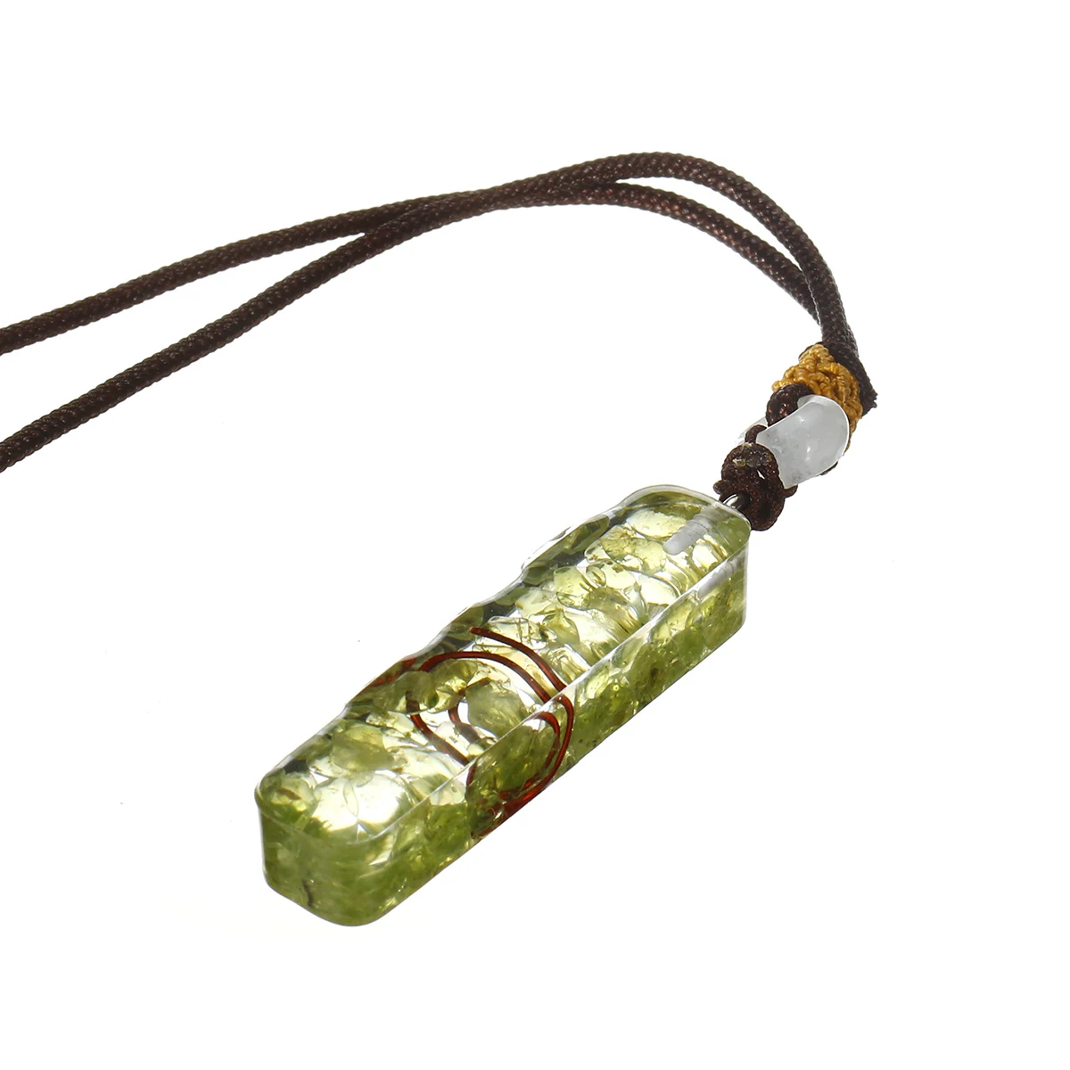 Chakra Orgone подвеска камни натуральный камень подвески кварцевый Целительный кристалл 3 см ожерелье сделанное вручную украшение для дома