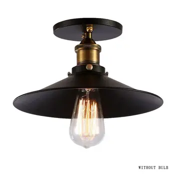

Vintage Industrial Loft Style Metal Ceiling Pendant Light Shades Lampshade Lamp AXYC