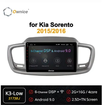 

Ownice 4Core 10.1" Android 9.0 Car DVD Player k3 k5 k6 for Kia Sorento 2015 2016 4G LTE 360 Panorama DSP SPDIF Radio GPS