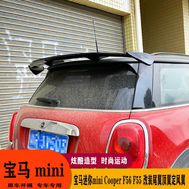 For mini Cooper F56 F55S JCW high quality ABS Plastic Unpainted Color Rear Spoiler Wing Trunk Lid Cover Car Styling | Автомобили и