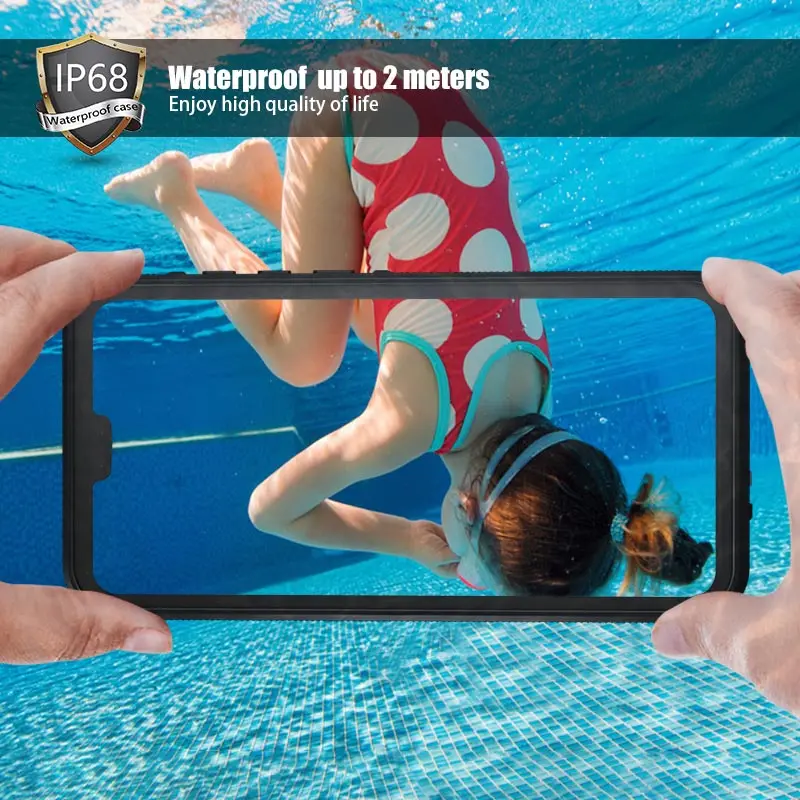 Водонепроницаемый чехол для huawei mate 30 mate 30 Pro, противоударный чехол для huawei mate 20 Pro, прозрачный 360 чехол с полной защитой