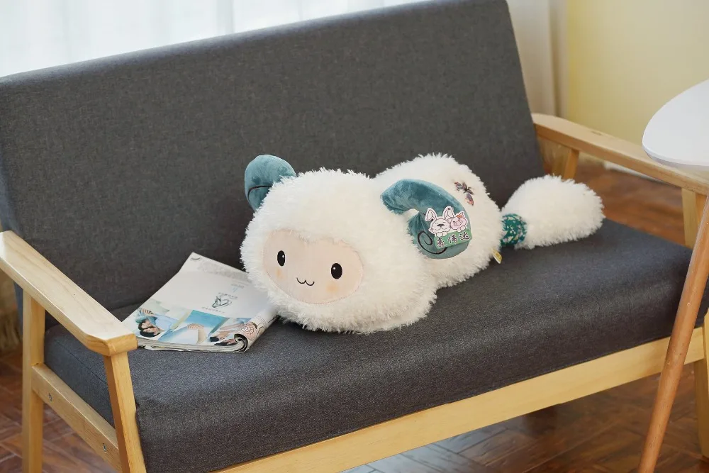 Дропшиппинг 85 см Peluche ягненок Мягкая Игрушка овечка плюшевый ягненок Подушка для детей Подарки для детей