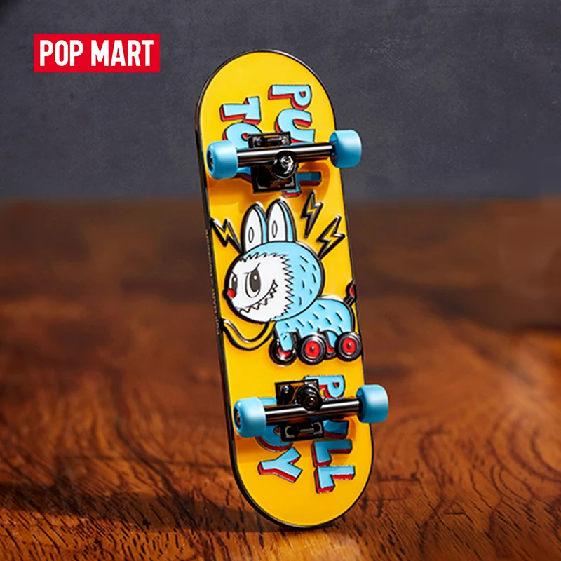 

POP MART The Monsters Toys Series-Finger Skateboard Badge Kawaii Figure Gift Kid Toy Free Shipping