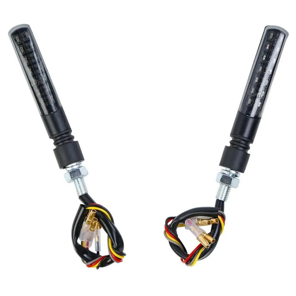 

Universal Motorbike Left & Right Turn Signal Amber Light Indicator Smoke Lens