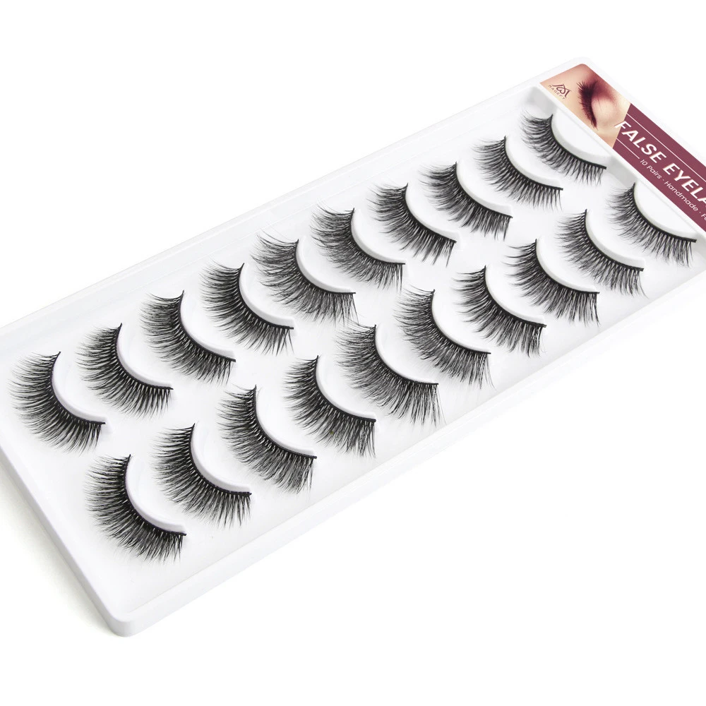 2019 NEW 110 pairs 100% Real Mink Eyelashes 3D Natural False Eyelashes 3d Mink Lashes Soft Eyelash Extension Makeup Kit Cilios (4)