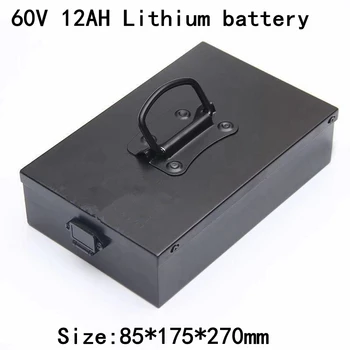 

Customize 60v 10ah 12ah Lithium Li Ion Battery Pack with 18650 Cells for 1200w Electric Car Electric Scooter + 2A Charger