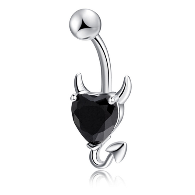 Sexy Navel Piercing Belly Ring Belly Button Rings Barbell Bar Zircon Dangling Ombligo Party Round for Woman Body Jewelry 14g