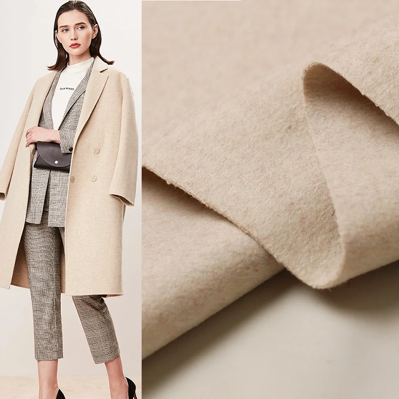 Перламутровый шелк, вес 900 г/м, смешанные цвета, двусторонняя верхняя одежда, шерстяные материалы, зимнее женское пальто, швейная ткань