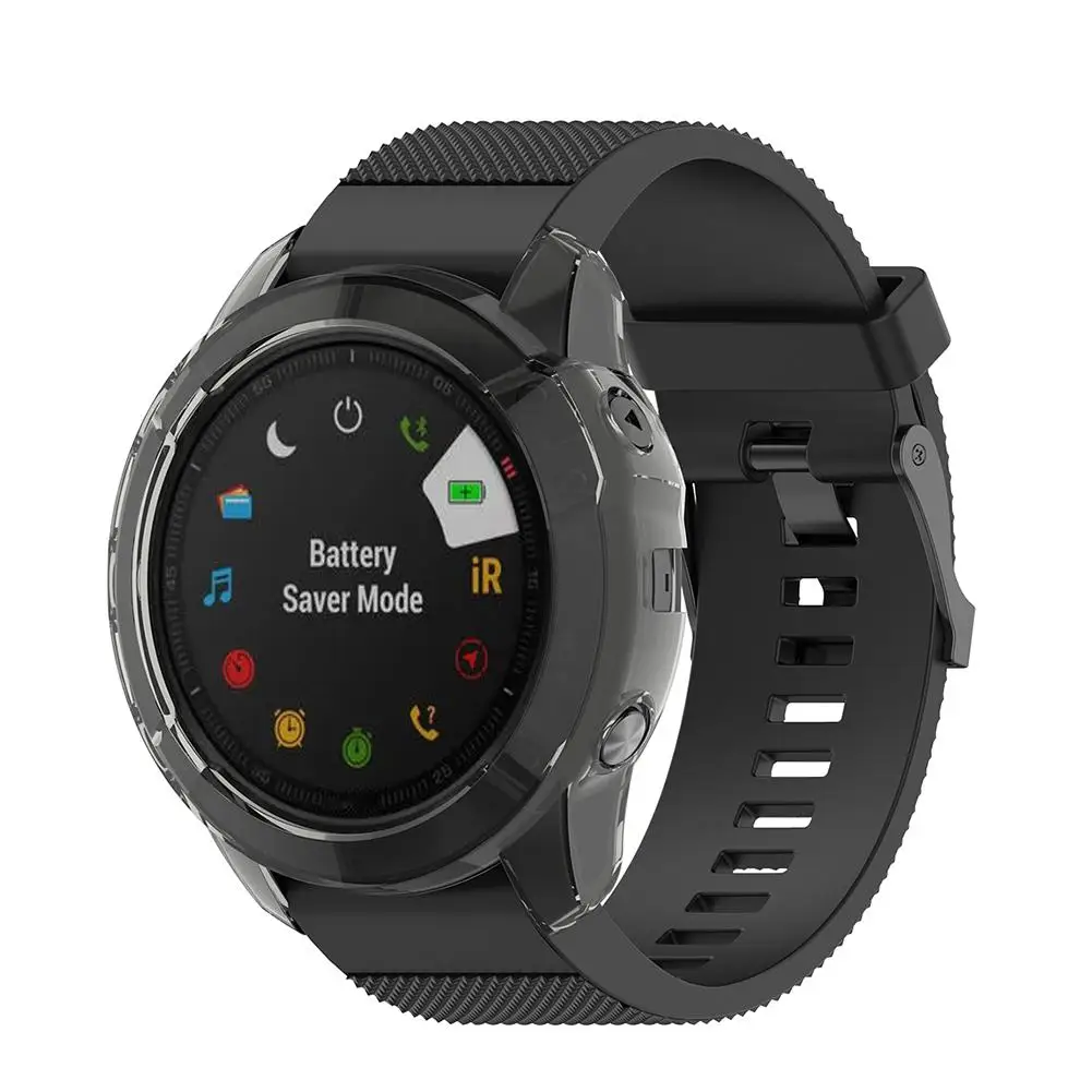 Ультратонкий Мягкий ТПУ защитный чехол для Garmin Fenix 6X Смарт-часы защита от падения силиконовый чехол s