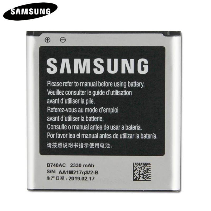 Оригинальный аккумулятор для телефона B740AE B740AC Samsung Galaxy S4Zoom C101 C1010 C105 C105K C105A