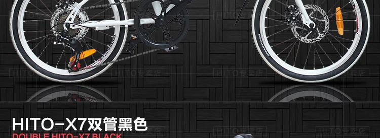 Sale New Brand Dual Tube Frame Folding Bike 20 inch Aluminum Alloy Wheel Disc Brake SHIMAN0 Women Bicycle Children Road Bicicleta 20