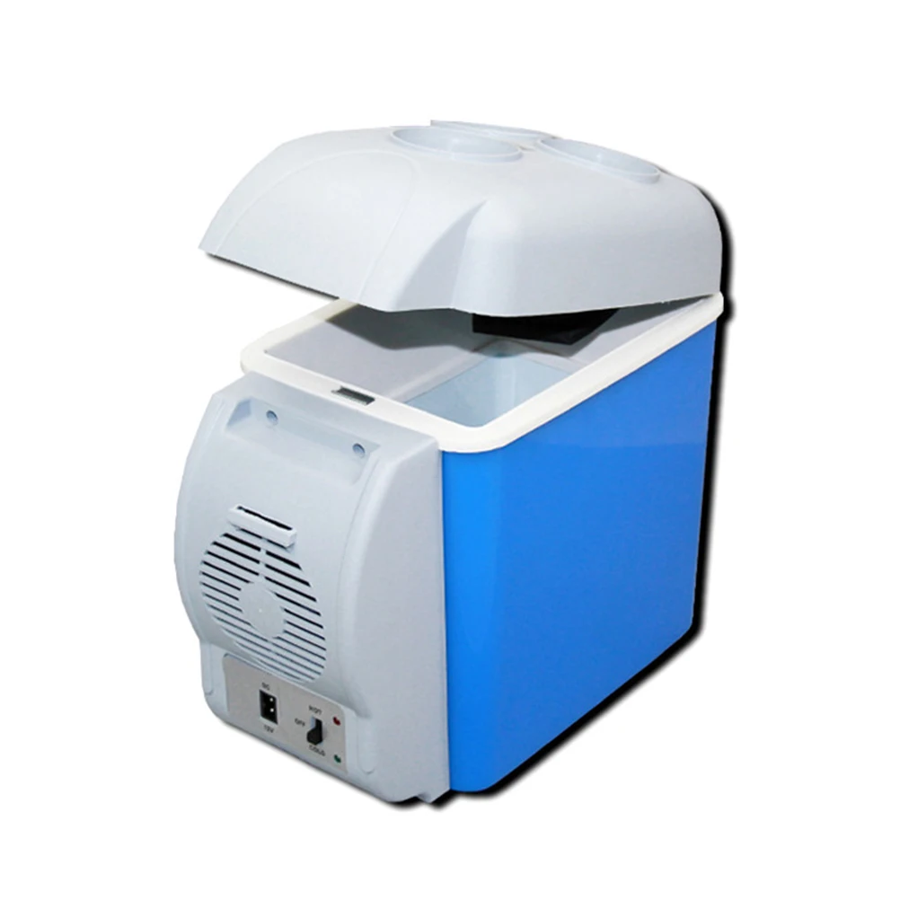 12V 7.5L Mini Car Fridge Cooler Warmer Box Portable Refrigerator Compressor Freezer For Travel Camping SUV MPV Minivan - Цена: 