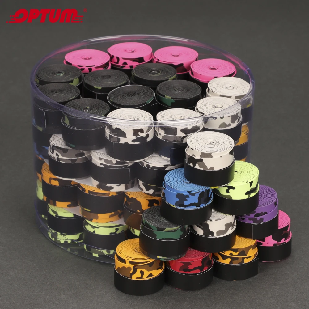 60 PCS Tennis Racket Overgrips Padel Over Grips Badminton Over Grips Sweat Absorbed Wraps Tapes Grips Sweatband