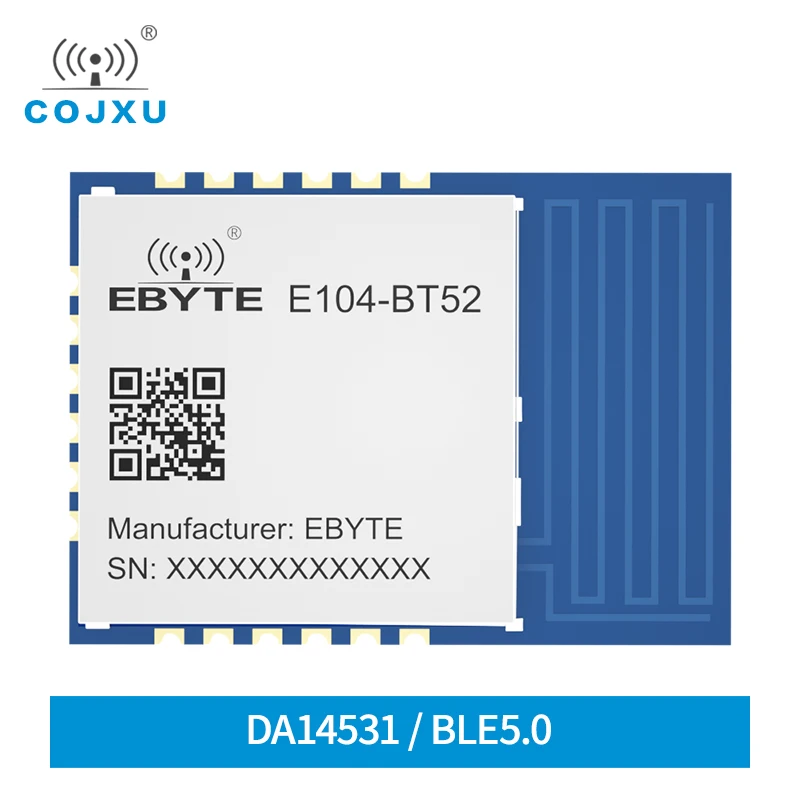 

DA14531 Module 2.4GHz Bluetooth To UART Module Low Energy E104-BT52 Small Size Low Power Consumption Wireless Transceiver