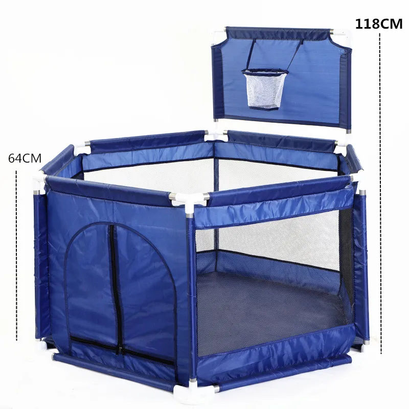 Новая сетчатая пряжа шестигранный мяч бассейн баскетбольный обруч игровой забор игровой двор дети игрушки Палатки Крытый открытый детские манежи детская палатка