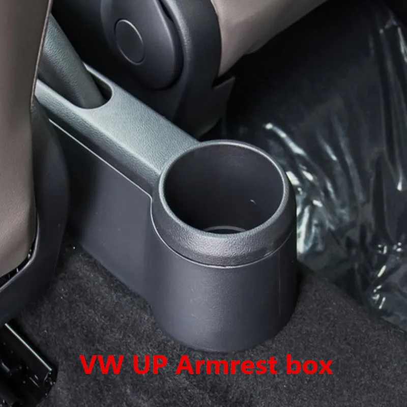 Для VW UP подлокотник коробка центральный магазин содержимое коробка продукты интерьер подлокотник хранения автомобиля-Стайлинг Аксессуары части 2009