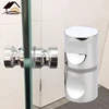 Myhomera Door Handle Glass Door Knob Fits 10-80mm Thick Door Puller Push Bathroom Shower Cabinet Handles Drawer Silver Brushed ► Photo 1/6