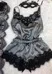 Women's Sleepwear Silk Sexy Satin Pajama Set Black Lace V-Neck Pyjamas Sleeveless Cute Cami Top and Shorts Lace Pajamas Set GY