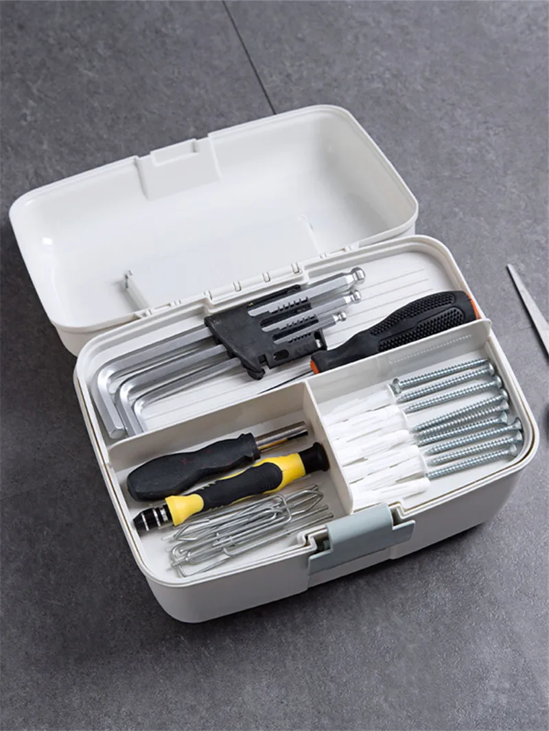 layer medical box, household portable plastic medicine box, household medicine receiving box, multi-layer receiving box, househo